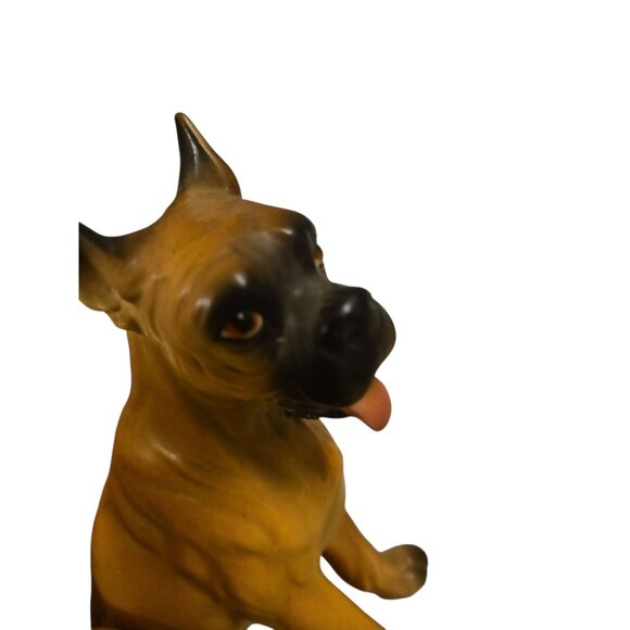 Boxer Dog With Puppies Ceramic Figurine Lipper and Mann Creations Japan Vintage - Picture 13 of 14